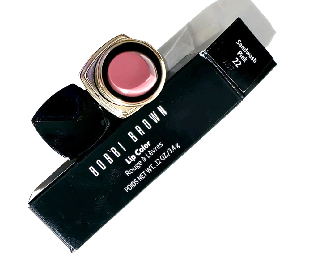 Bobbi Brown Lip Color Lipstick #22 Sandwash Pink Full Size 0.12oz / 3.4g Rare